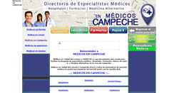 Desktop Screenshot of medicosencampeche.com.mx